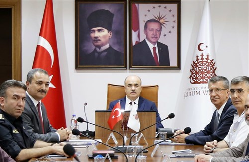 Üniversite Güvenlik Toplantısı, Valimiz Sayın Doç. Dr. Zülkif DAĞLI Başkanlığında Valilik Toplantı Salonunda Gerçekleştirildi