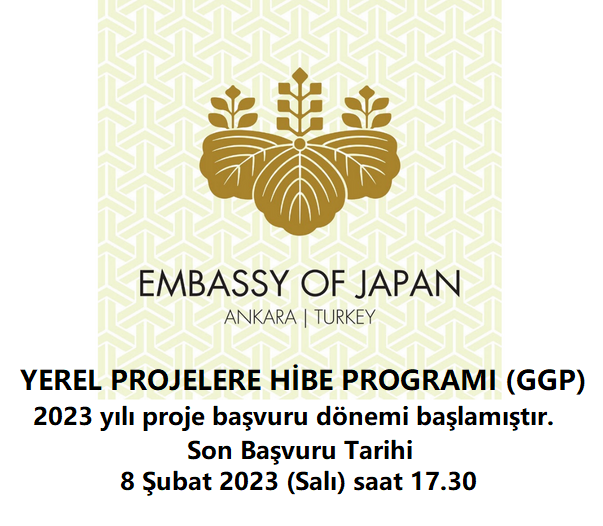 Japonya Büyükelçiliği Yerel Projelere Hibe Programı 2023