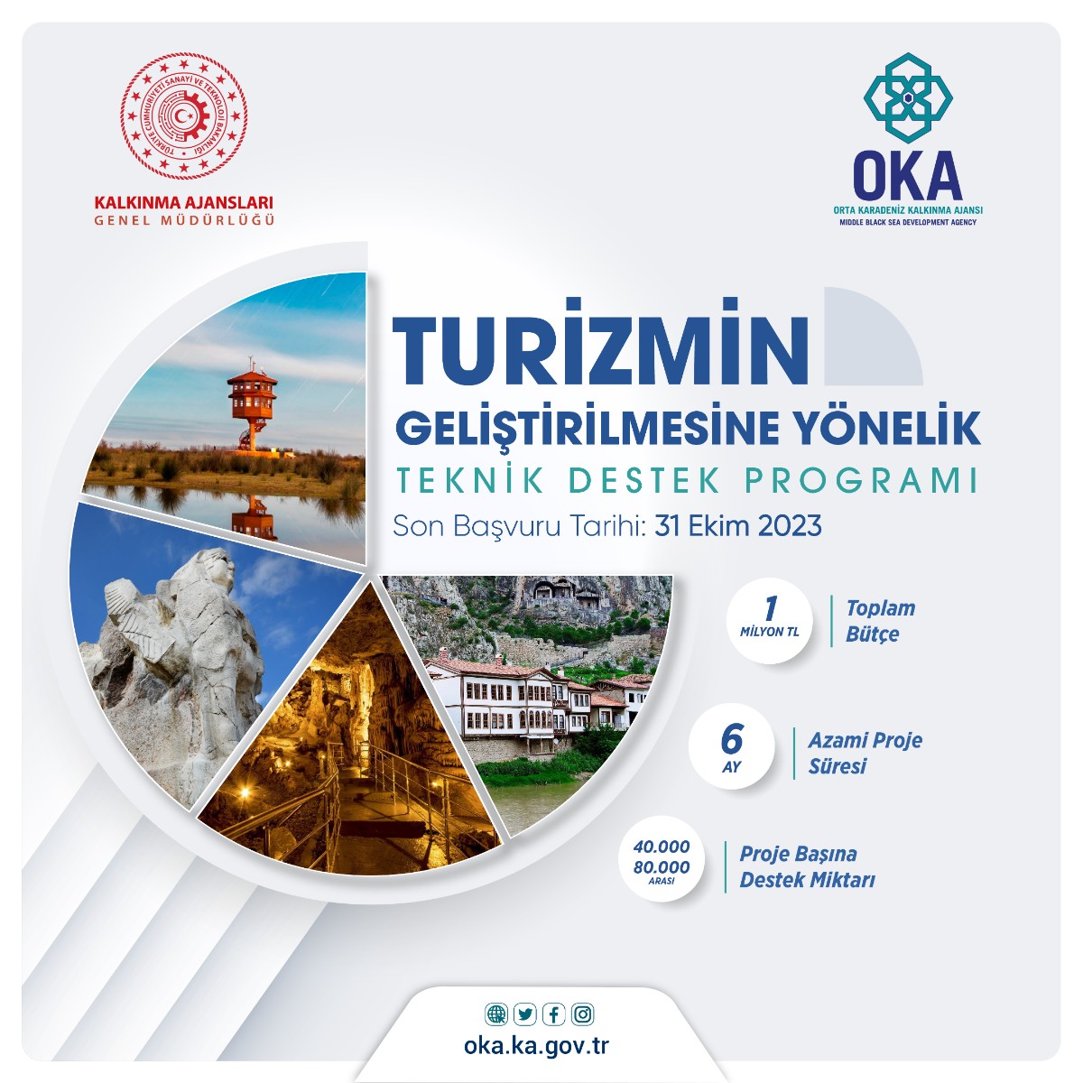 2023 Yılı Turizmin Geliştirilmesine Yönelik Teknik Destek Programı 