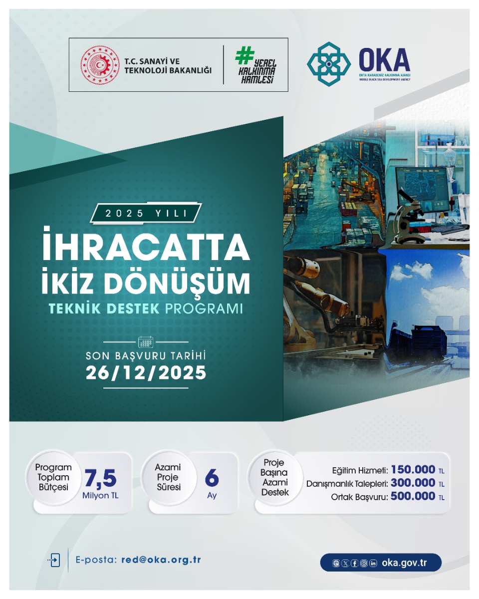 2025 Yılı İhracatta İkiz Dönüşüm Teknik Destek Programı
